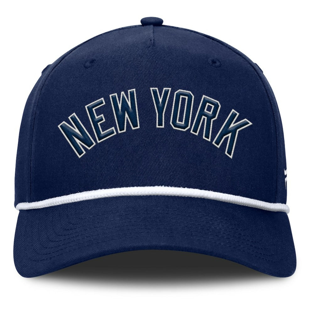 New York Yankees Fanatics Clubhouse Foul Ball A-Frame Adjustable Hat - Navy Hats