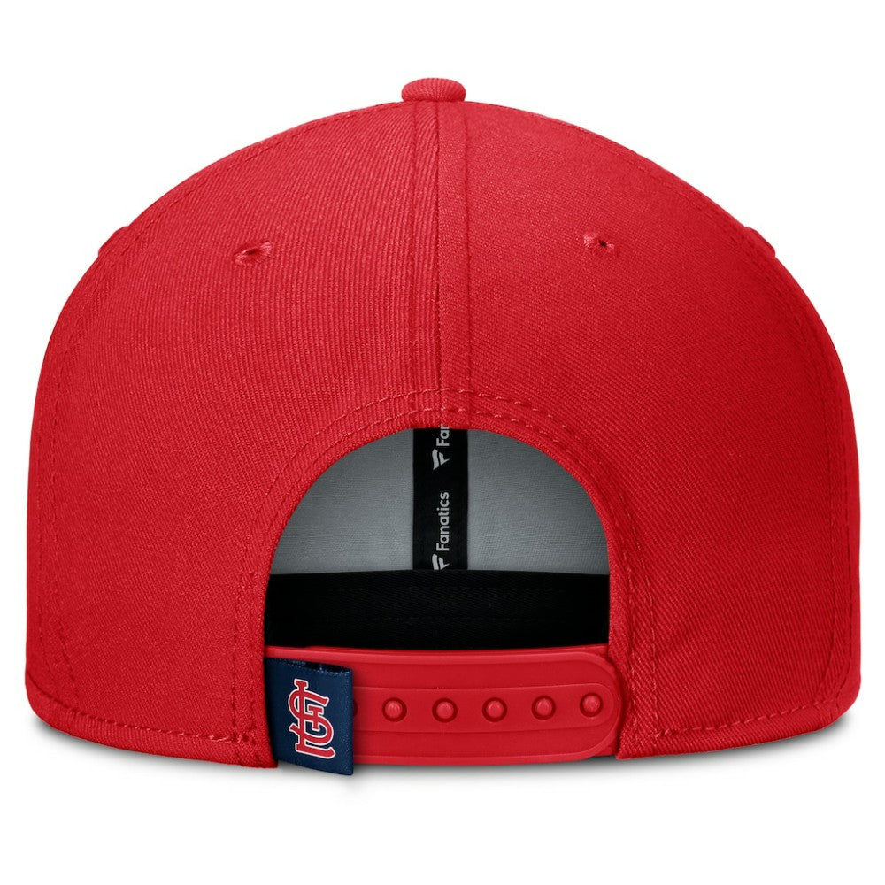 St. Louis Cardinals Fanatics Clubhouse Splitter Snapback Hat - Red/Navy Hats