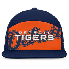 Detroit Tigers Fanatics Clubhouse Splitter Snapback Hat - Navy/Orange Hats