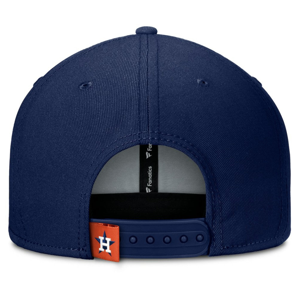 Houston Astros Fanatics Clubhouse Splitter Snapback Hat - Navy/Orange Hats
