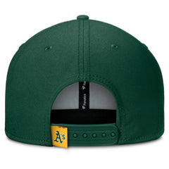 Athletics Fanatics Clubhouse Splitter Snapback Hat - Green/Gold Hats