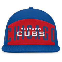 Chicago Cubs Fanatics Clubhouse Splitter Snapback Hat - Royal/Red Hats
