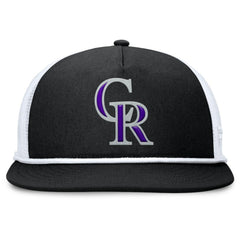 Colorado Rockies Fanatics Clubhouse Change Up Snapback Hat - Black/White Hats