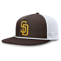San Diego Padres Fanatics Clubhouse Change Up Snapback Hat - Brown/White Hats