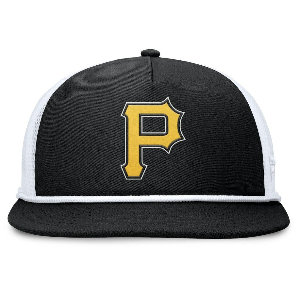 Pittsburgh Pirates Fanatics Clubhouse Change Up Snapback Hat - Black/White Hats