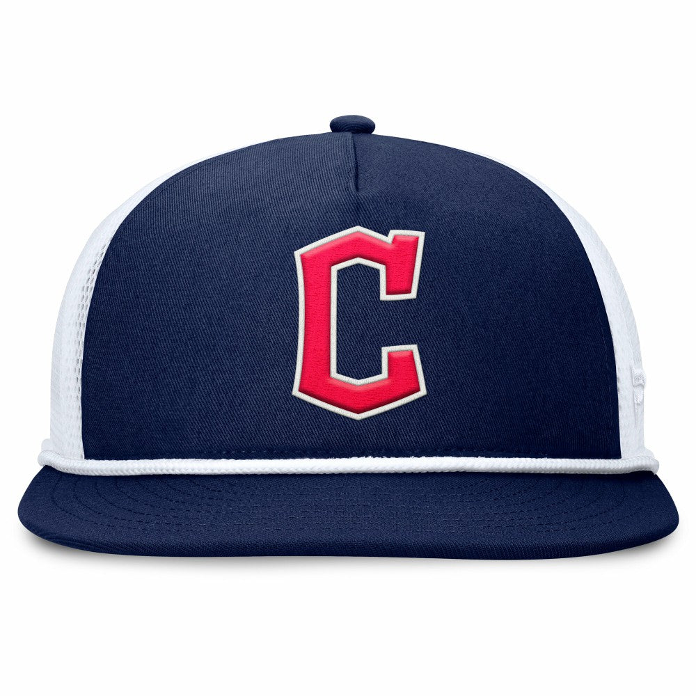 Cleveland Guardians Fanatics Clubhouse Change Up Snapback Hat - Navy/White Hats