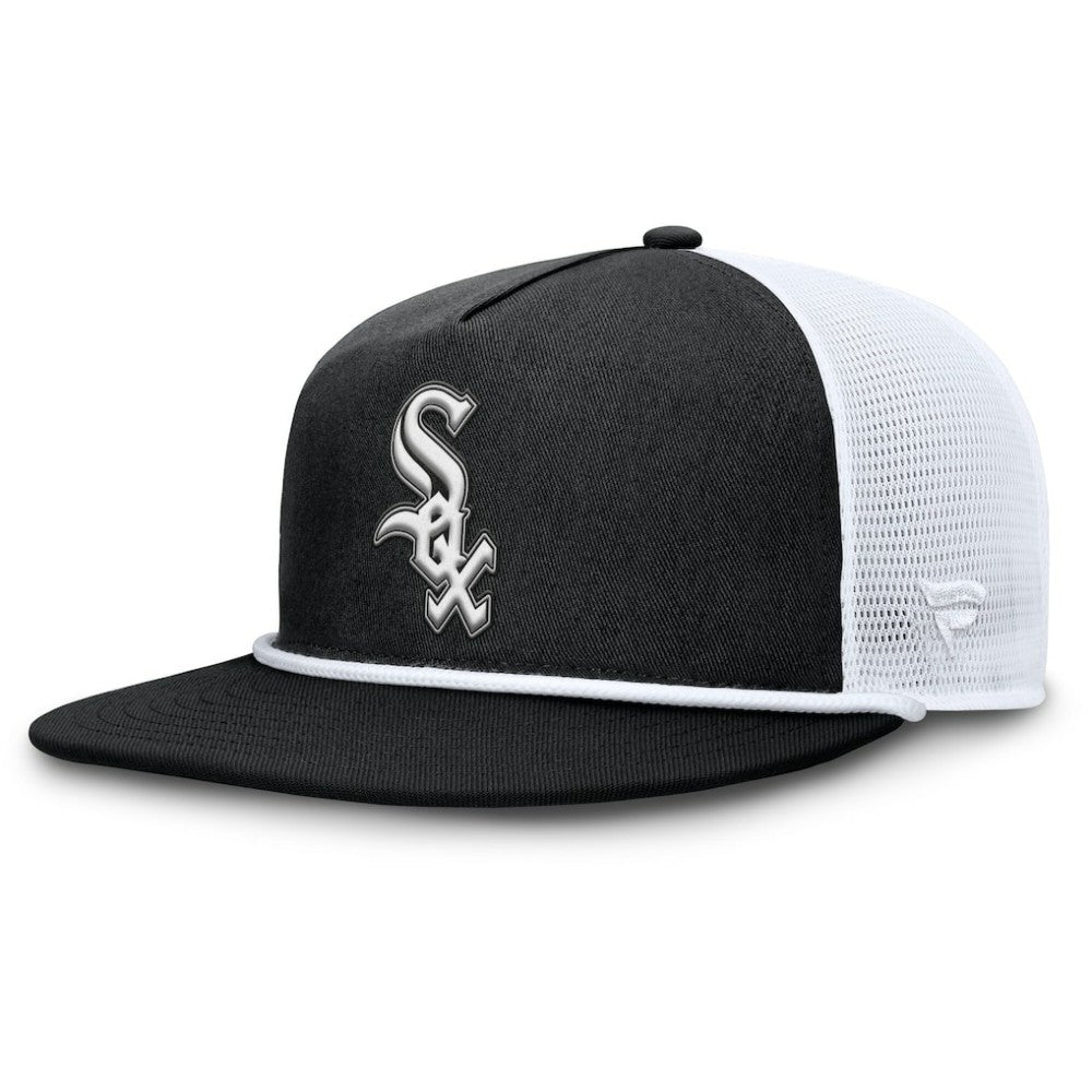 Chicago White Sox Fanatics Clubhouse Change Up Snapback Hat - Black/White Hats