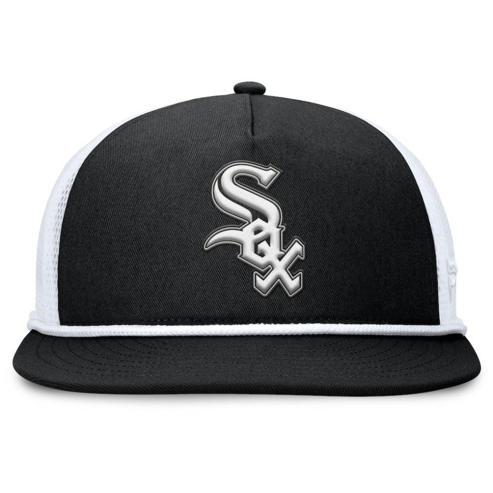 Chicago White Sox Fanatics Clubhouse Change Up Snapback Hat - Black/White Hats