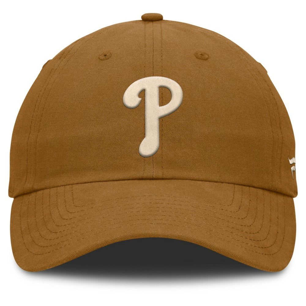 Philadelphia Phillies Fanatics Act Natural Chopper Adjustable Hat - Brown Hats