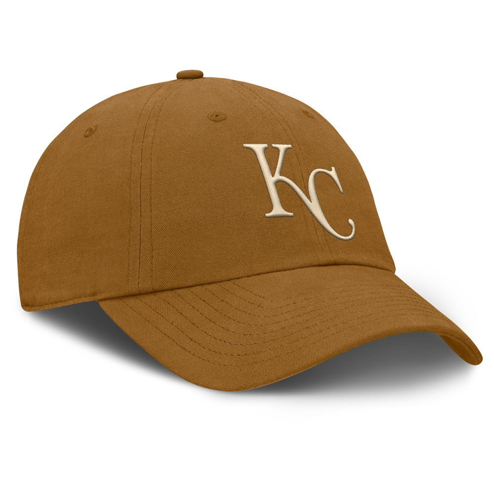 Kansas City Royals Fanatics Act Natural Chopper Adjustable Hat - Brown Hats