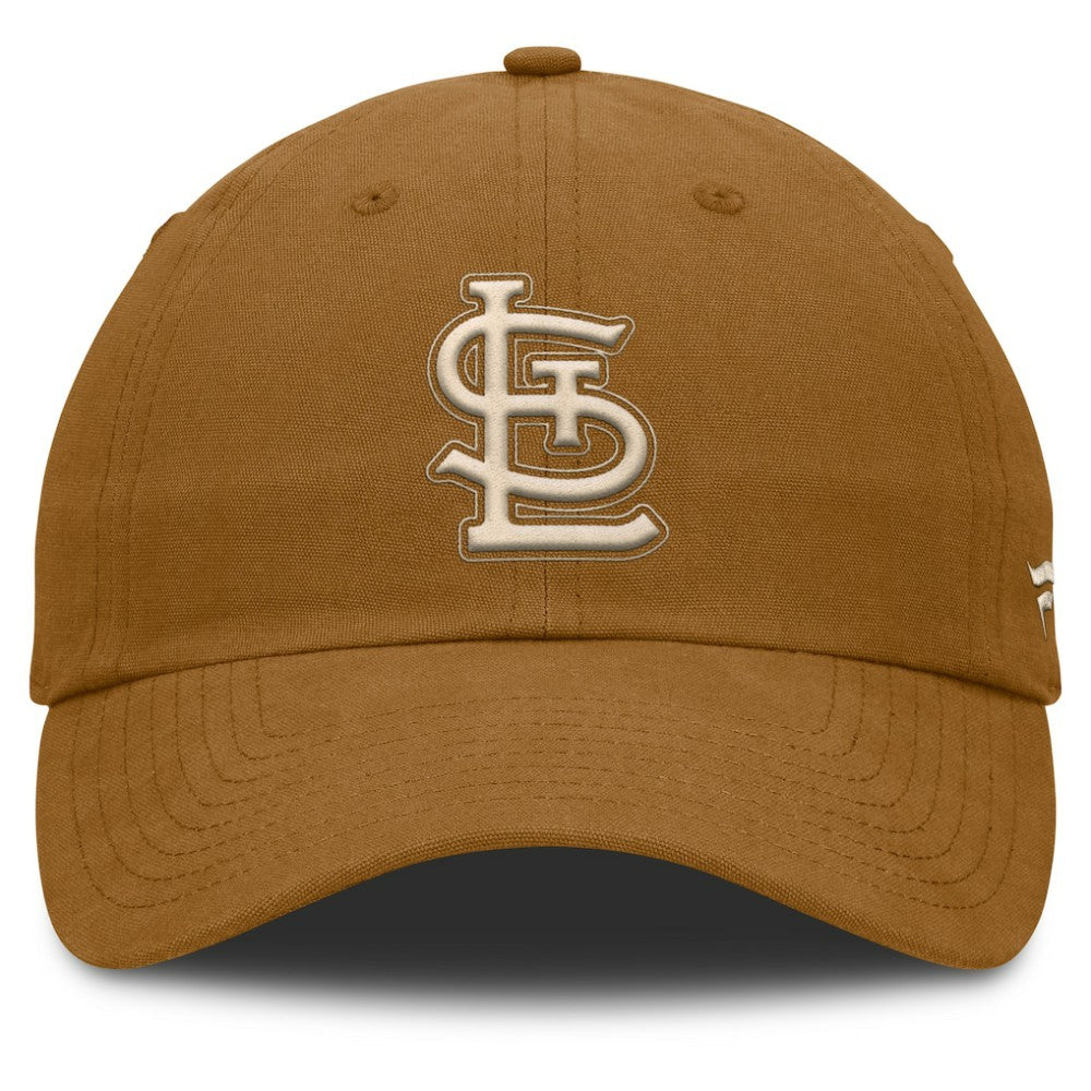 St. Louis Cardinals Fanatics Act Natural Chopper Adjustable Hat - Brown Hats
