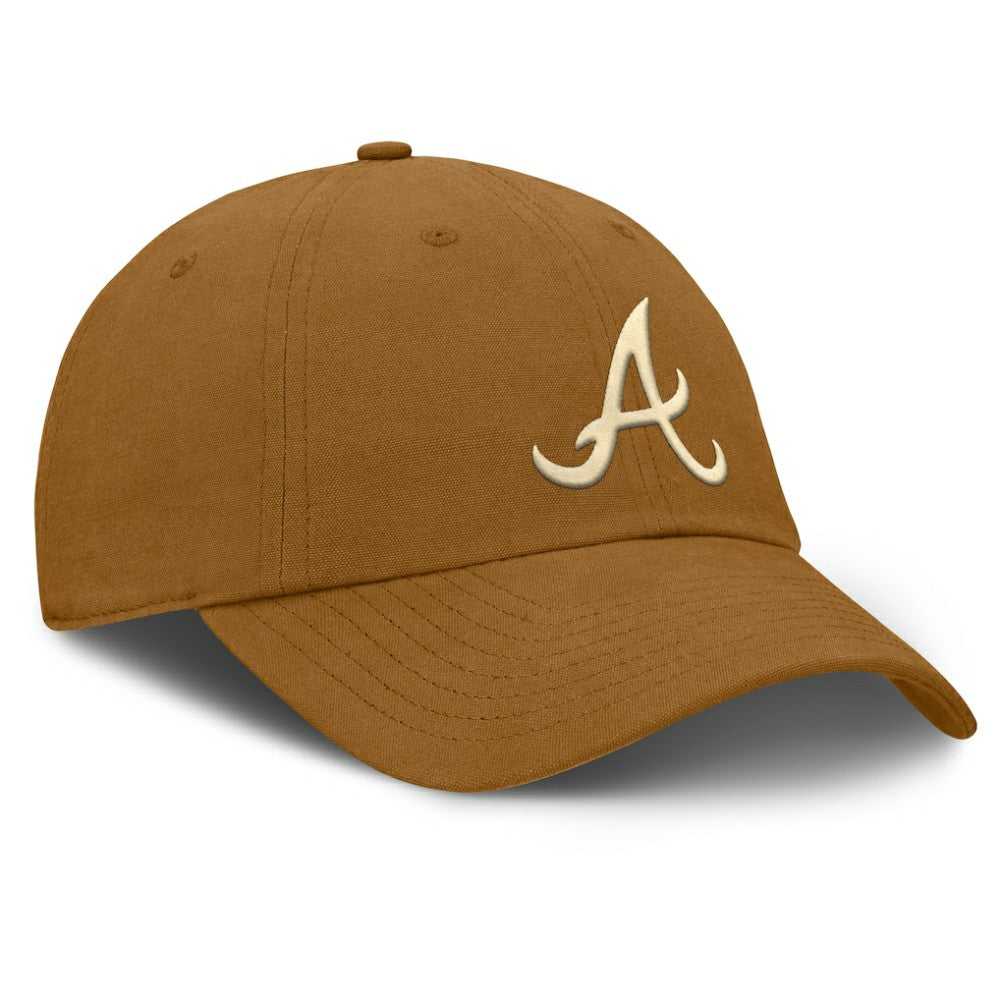 Atlanta Braves Fanatics Act Natural Chopper Adjustable Hat - Brown Hats