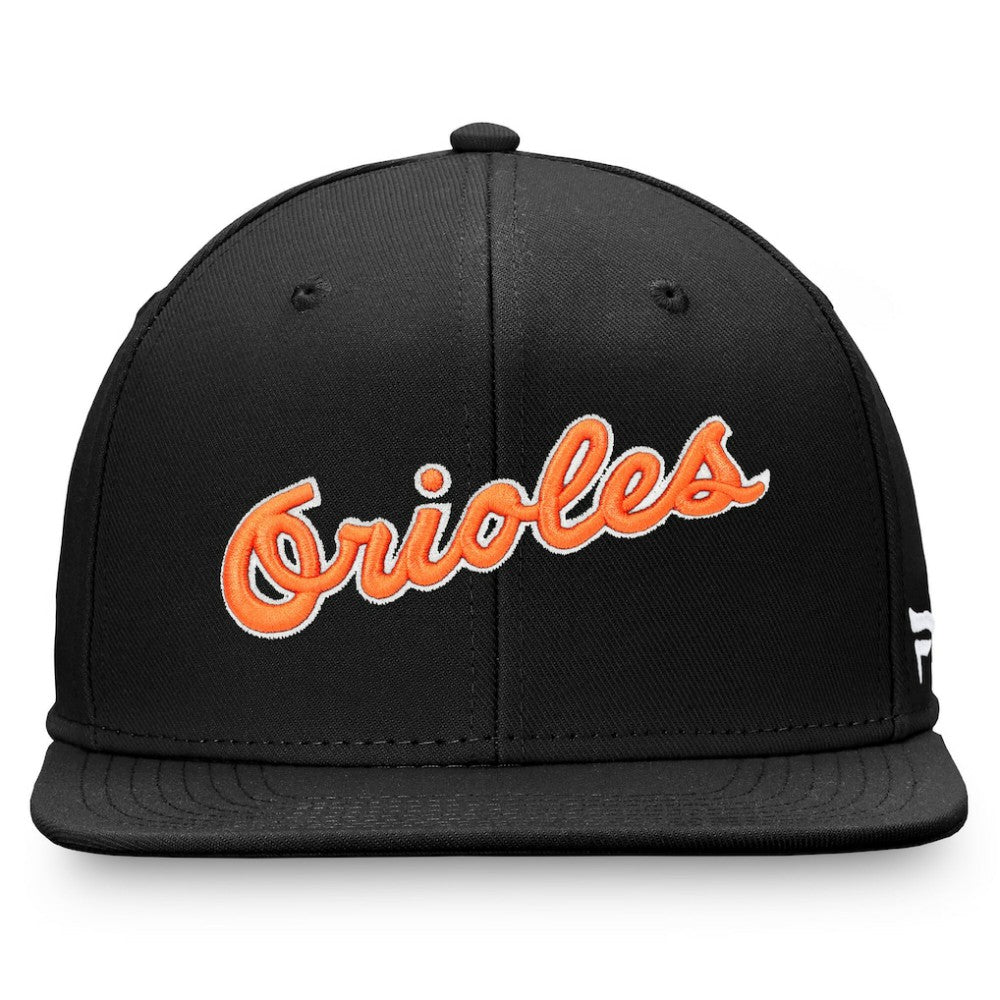 Baltimore Orioles Fanatics Cooperstown Collection Core Fitted Hat - Black Hats