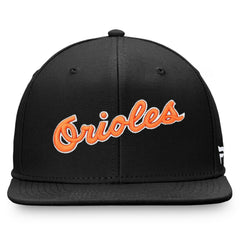 Baltimore Orioles Fanatics Cooperstown Collection Core Fitted Hat - Black Hats
