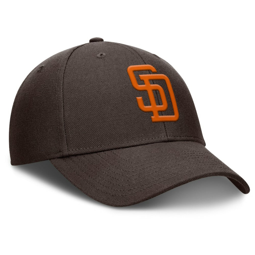 San Diego Padres Fanatics Cooperstown Collection Core Adjustable Hat - Brown Hats