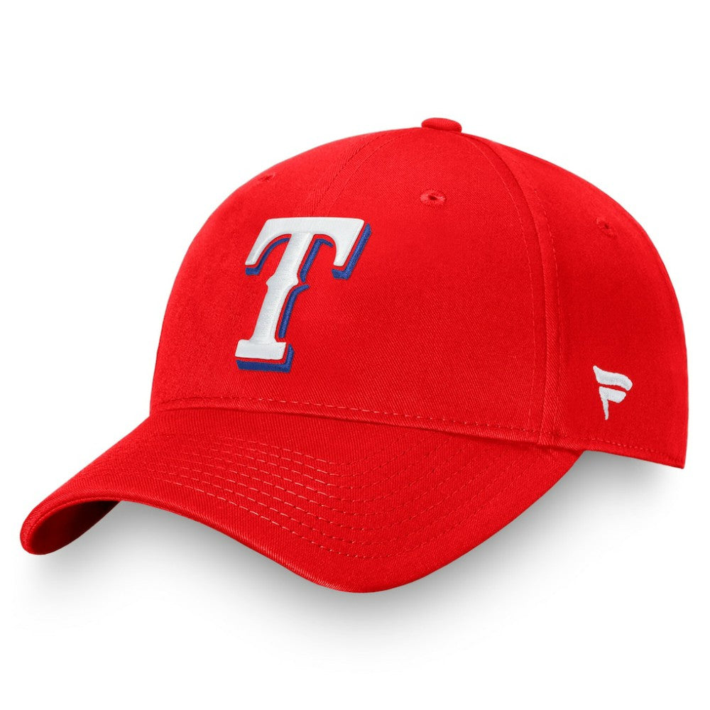 Texas Rangers Fanatics Core Adjustable Hat - Red Hats