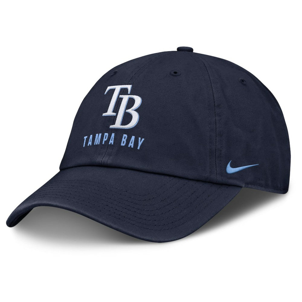 Tampa Bay Rays Nike Club Adjustable Hat - Navy Hats