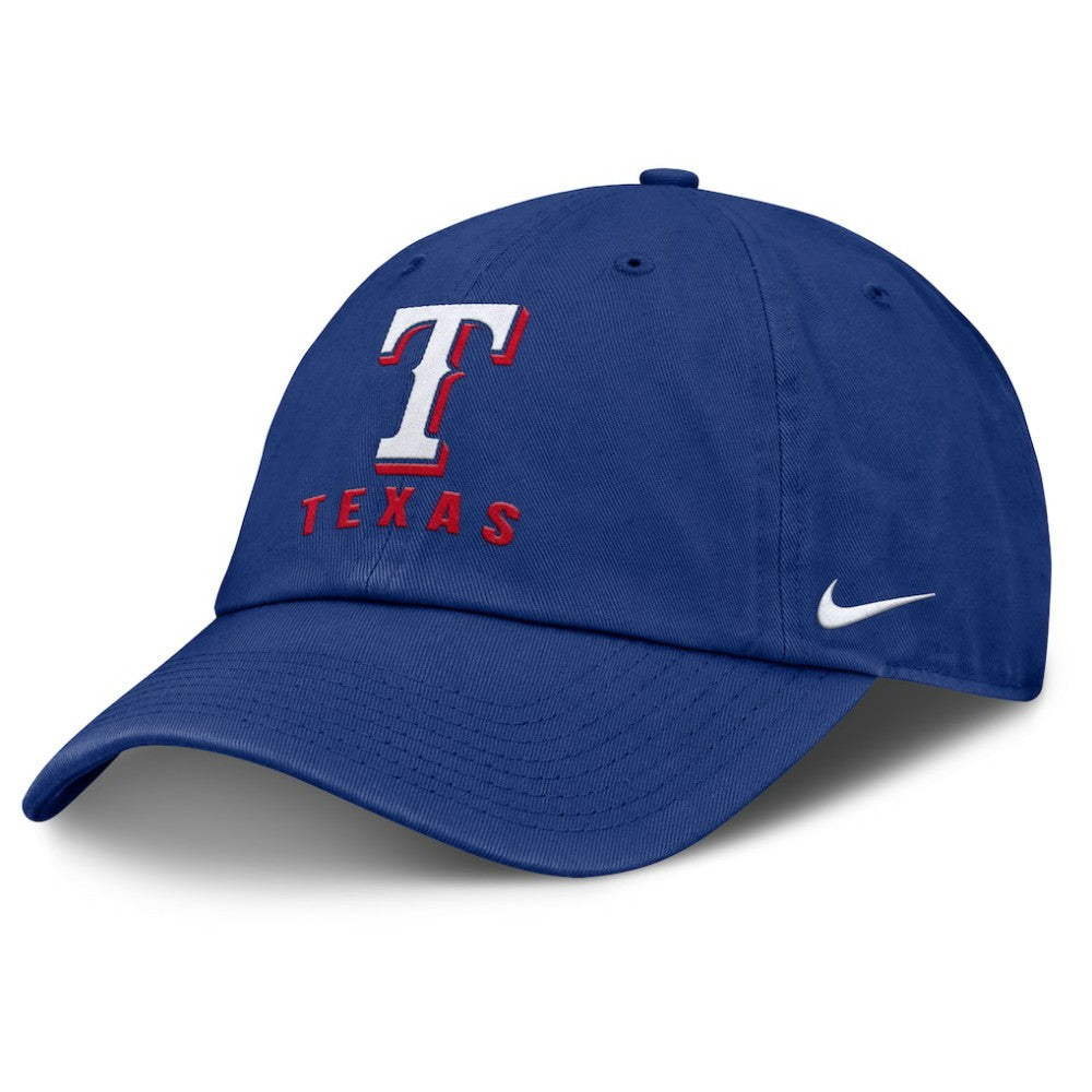 Texas Rangers Nike Club Adjustable Hat - Royal Hats