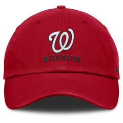 Washington Nationals Nike Club Adjustable Hat - Red Hats