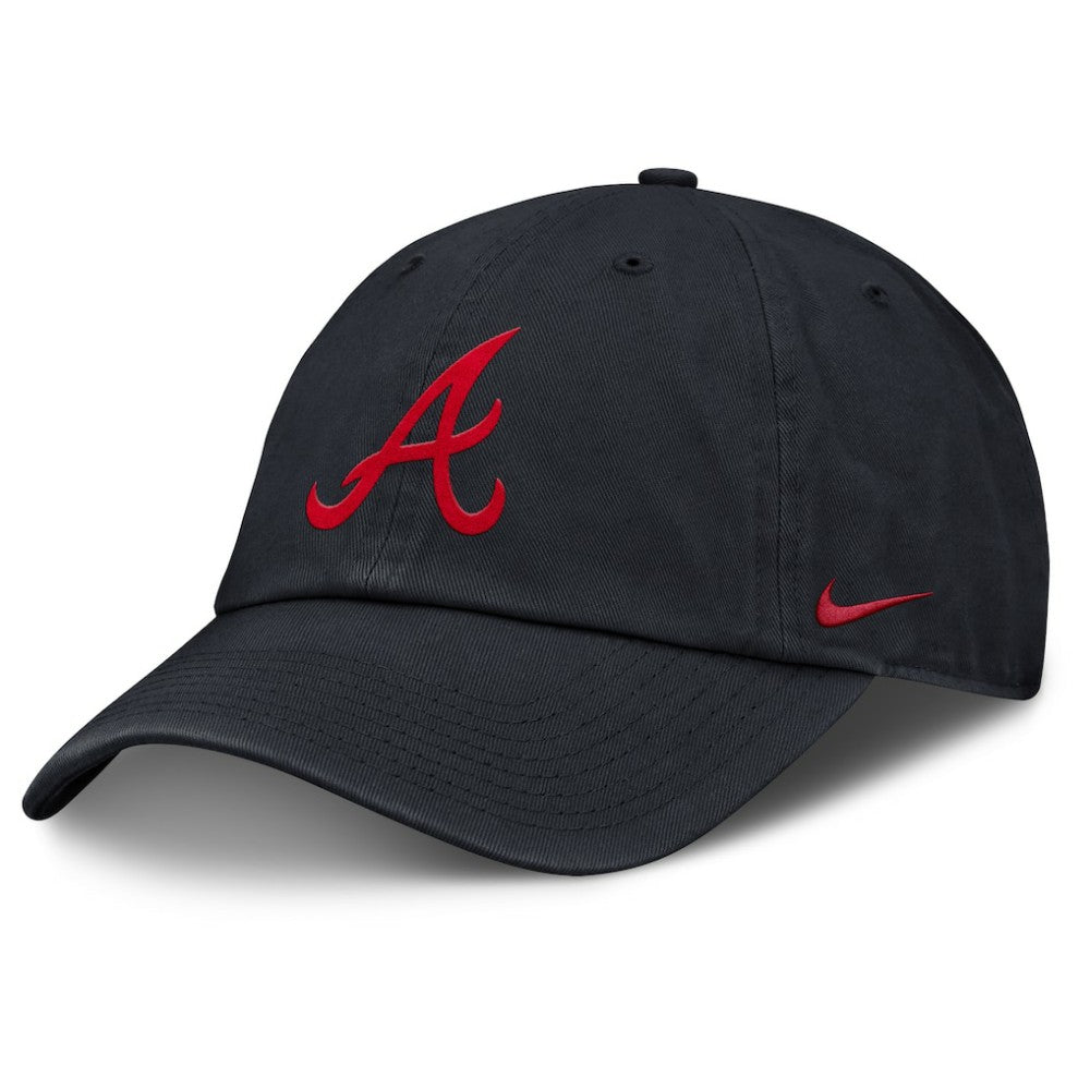 Atlanta Braves Nike Club Adjustable Hat - Navy Hats
