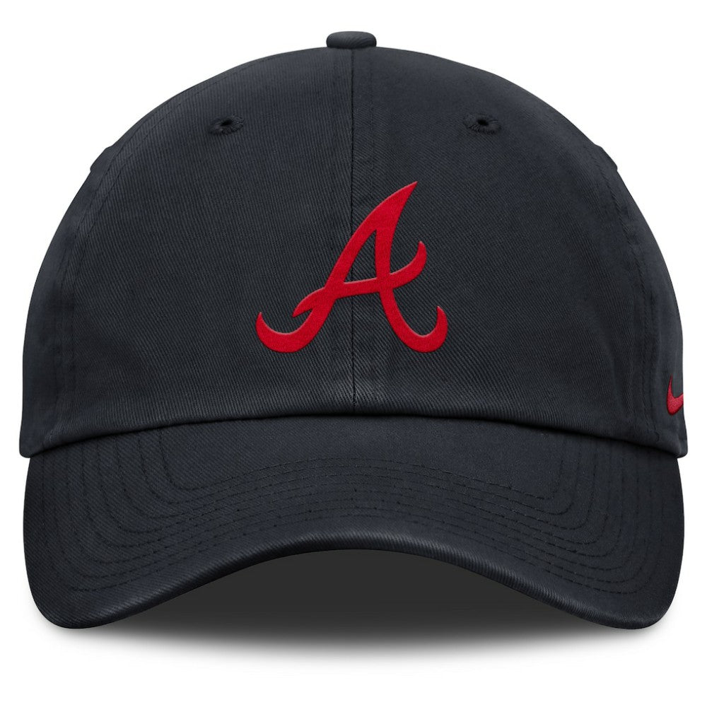 Atlanta Braves Nike Club Adjustable Hat - Navy Hats