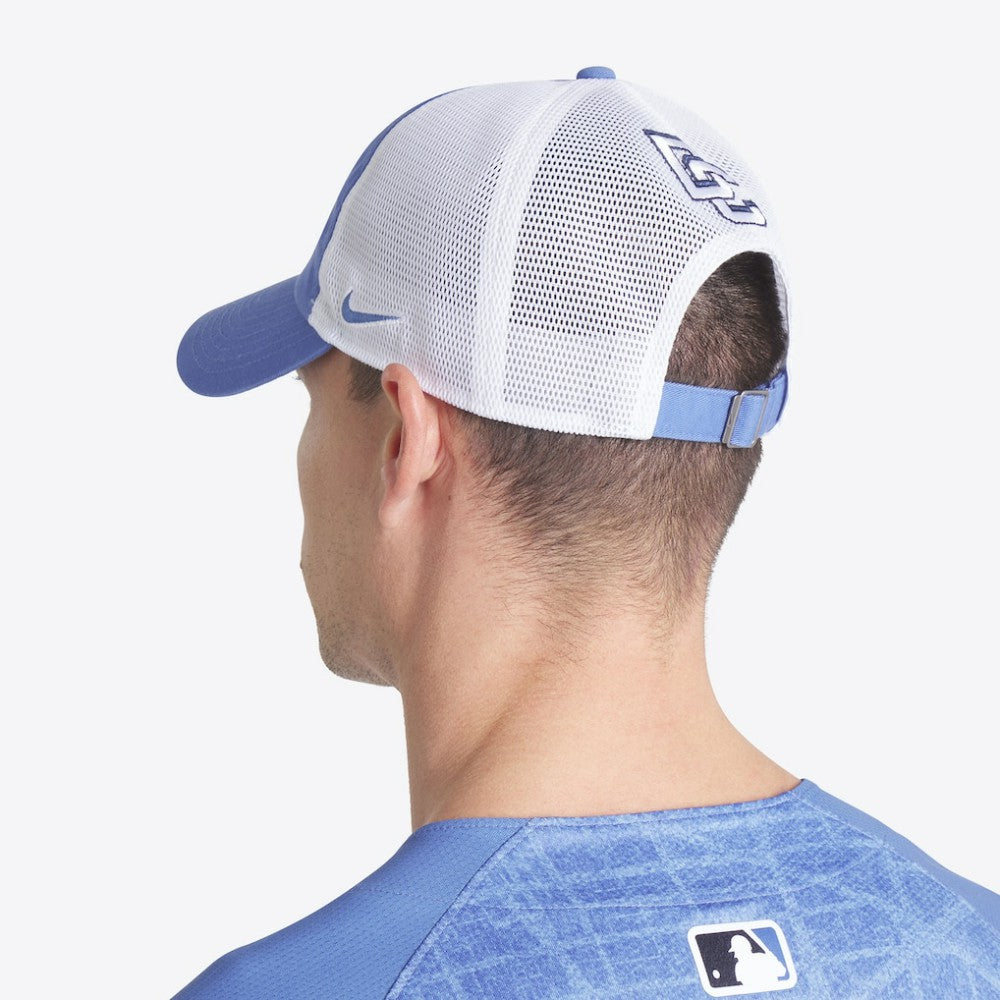 Washington Nationals Nike Unisex 2025 City Connect Club Trucker Adjustable Hat - Blue/White Hats