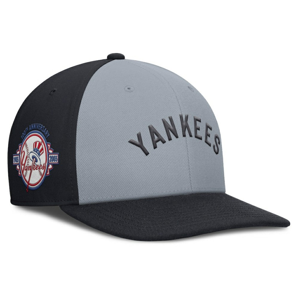 New York Yankees Nike Pro Performance Snapback Hat - Gray/Navy Hats