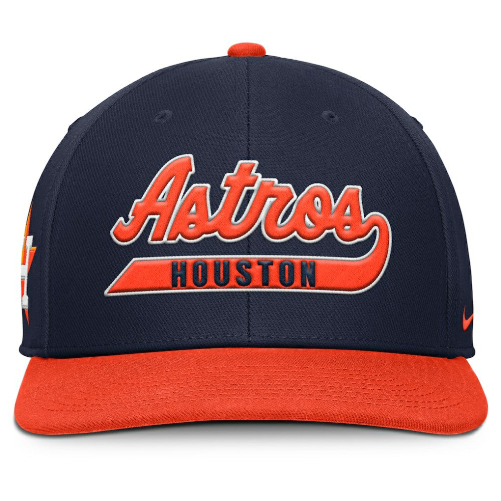 Houston Astros Nike Pro Performance Snapback Hat - Navy/Orange Hats