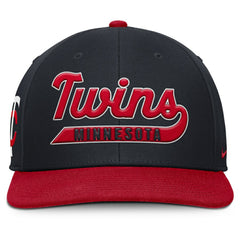 Minnesota Twins Nike Pro Performance Snapback Hat - Navy/Red Hats