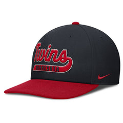 Minnesota Twins Nike Pro Performance Snapback Hat - Navy/Red Hats