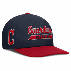 Cleveland Guardians Nike Pro Performance Snapback Hat - Navy/Red Hats