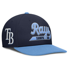 Tampa Bay Rays Nike Pro Performance Snapback Hat - Navy/Light Blue Hats