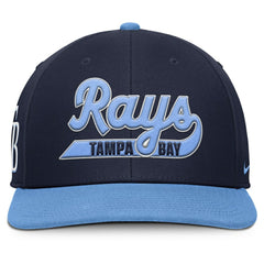 Tampa Bay Rays Nike Pro Performance Snapback Hat - Navy/Light Blue Hats