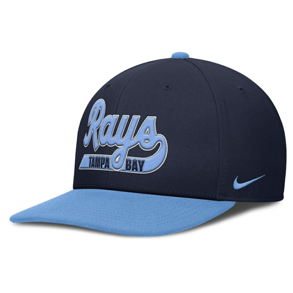 Tampa Bay Rays Nike Pro Performance Snapback Hat - Navy/Light Blue Hats