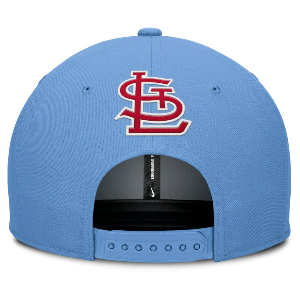 St. Louis Cardinals Nike Pro Performance Snapback Hat - Gray/Light Blue Hats