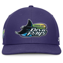 Tampa Bay Rays Nike Pro Performance Snapback Hat - Purple Hats