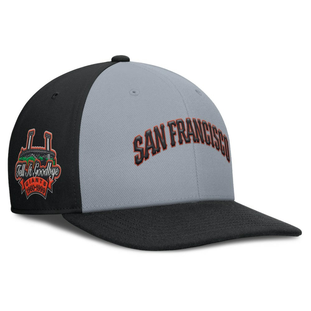 San Francisco Giants Nike Pro Performance Snapback Hat - Gray/Black Hats
