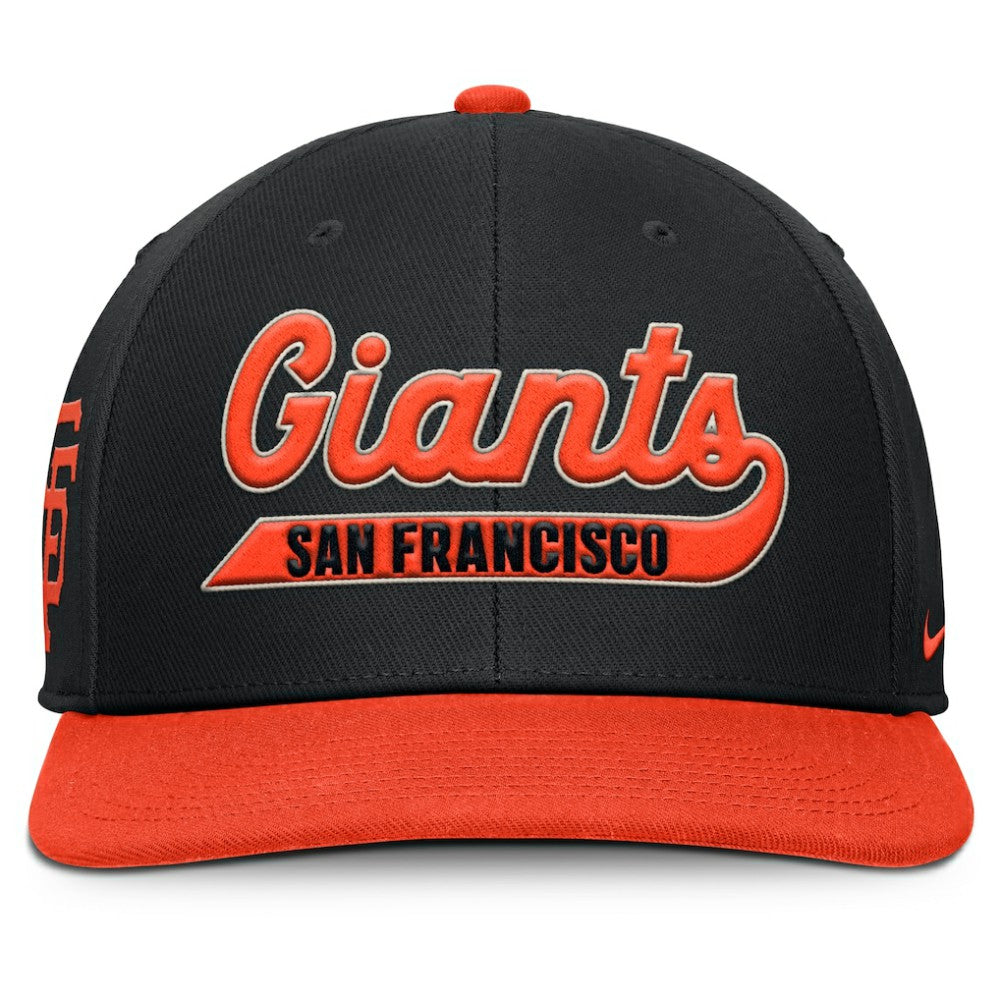 San Francisco Giants Nike Pro Performance Snapback Hat - Black/Orange Hats