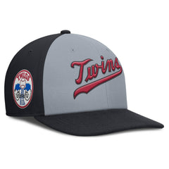 Minnesota Twins Nike Pro Performance Snapback Hat - Gray/Navy Hats