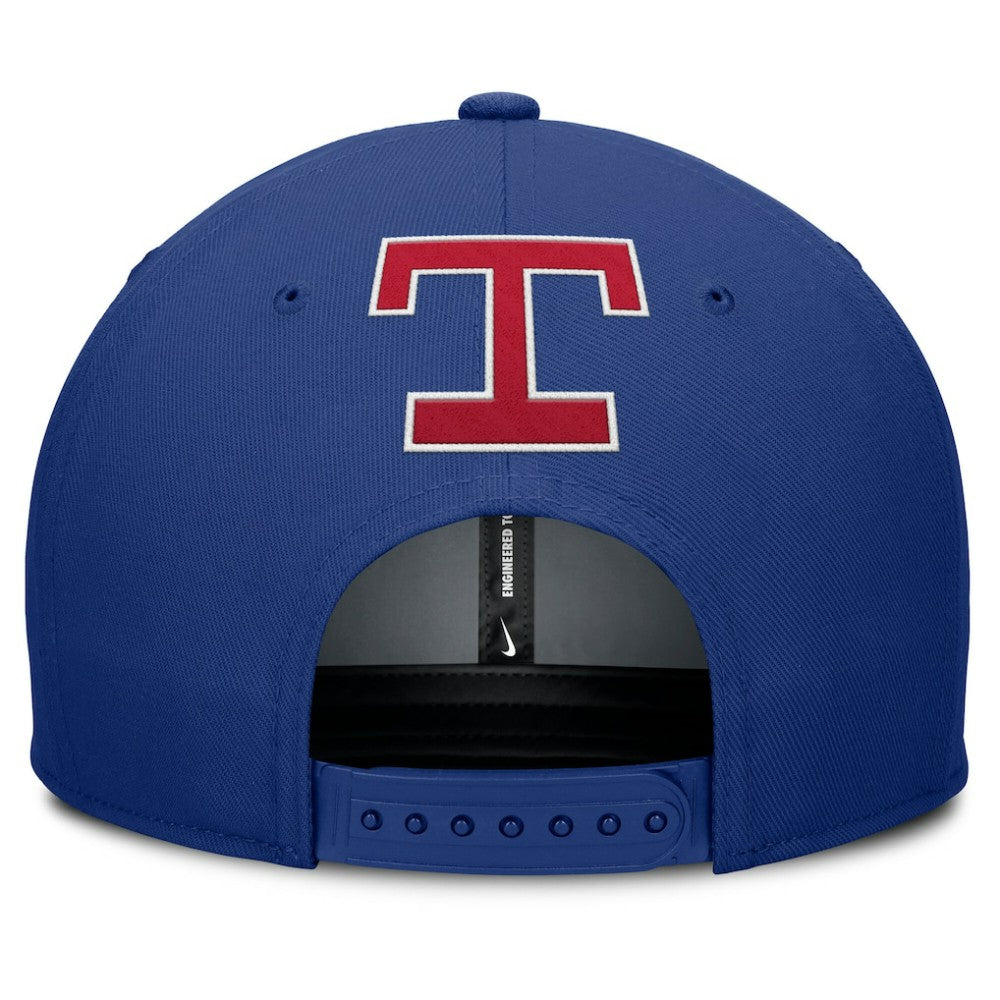 Texas Rangers Nike Pro Performance Snapback Hat - Gray/Royal Hats