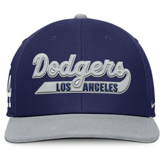 Los Angeles Dodgers Nike Pro Performance Snapback Hat - Navy/Gray Hats