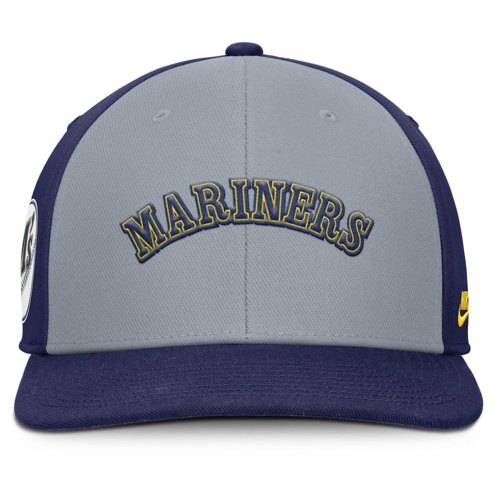 Seattle Mariners Nike Pro Performance Snapback Hat - Gray/Navy Hats