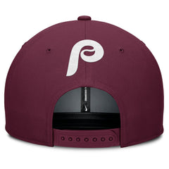 Philadelphia Phillies Nike Pro Performance Snapback Hat - Gray/Burgundy Hats