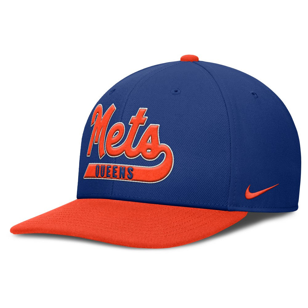 New York Mets Nike Pro Performance Snapback Hat - Royal/Orange Hats