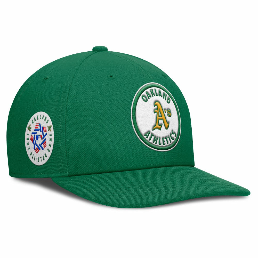 Athletics Nike Pro Performance Snapback Hat - Green Hats