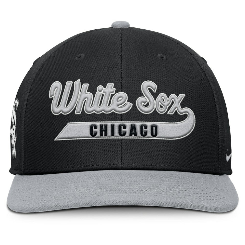 Chicago White Sox Nike Pro Performance Snapback Hat - Black/Gray Hats