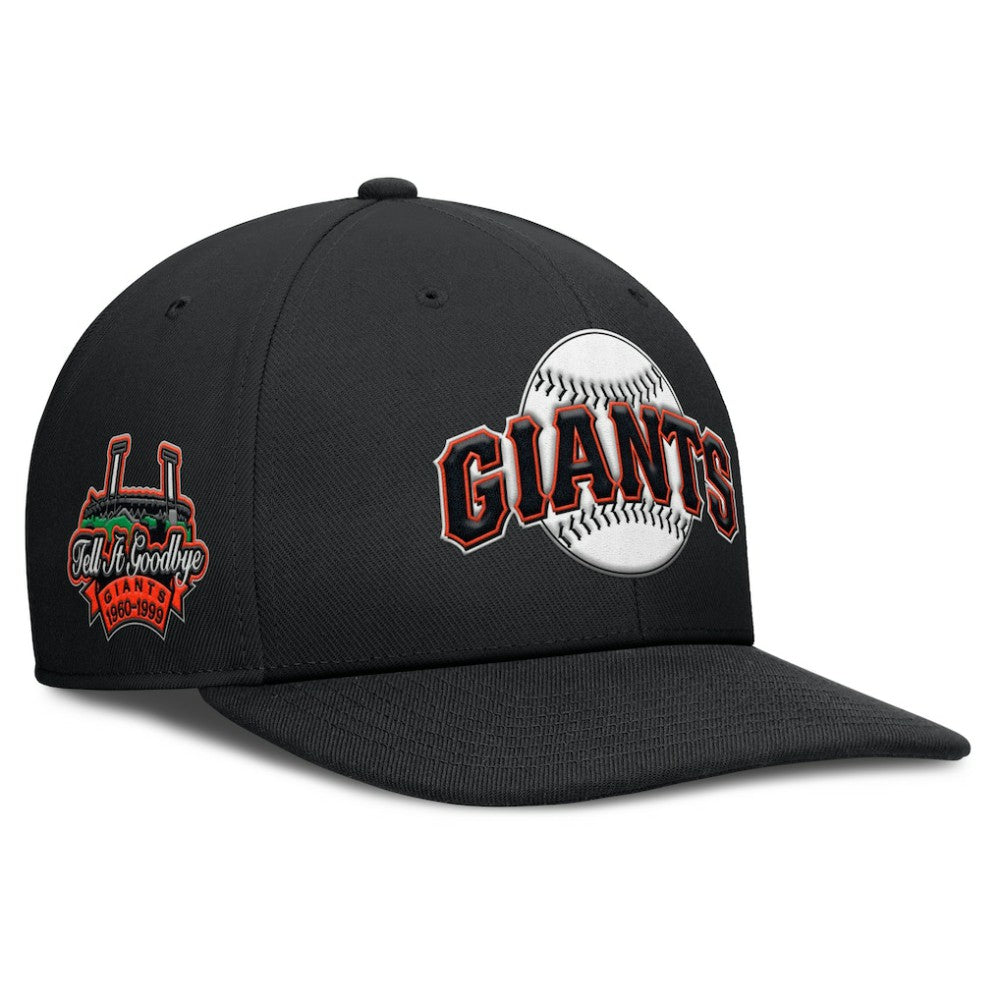 San Francisco Giants Nike Pro Performance Snapback Hat - Black Hats