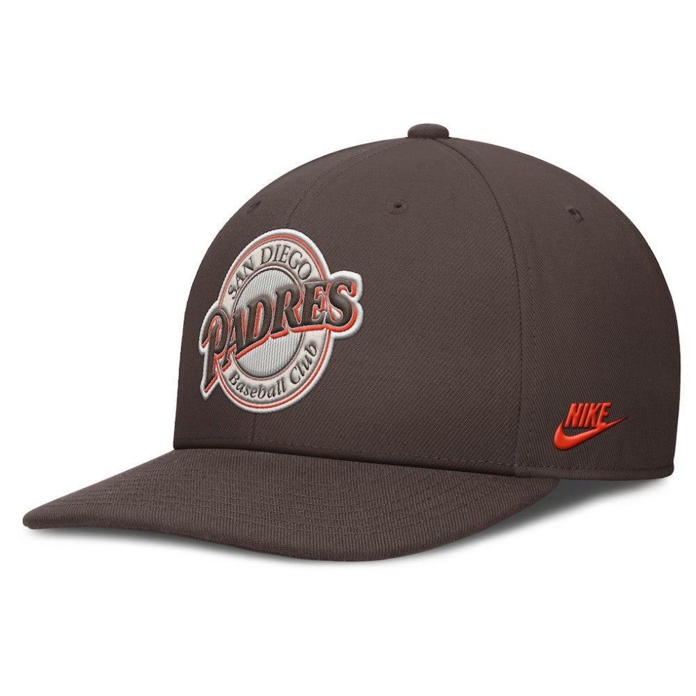 San Diego Padres Nike Pro Performance Snapback Hat - Brown Hats
