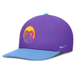Colorado Rockies Nike 2025 City Connect Pro Performance Snapback Hat - Purple/Light Blue Hats