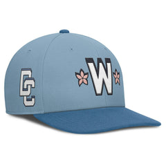 Washington Nationals Nike 2025 City Connect Pro Performance Snapback Hat - Light Blue/Blue Hats